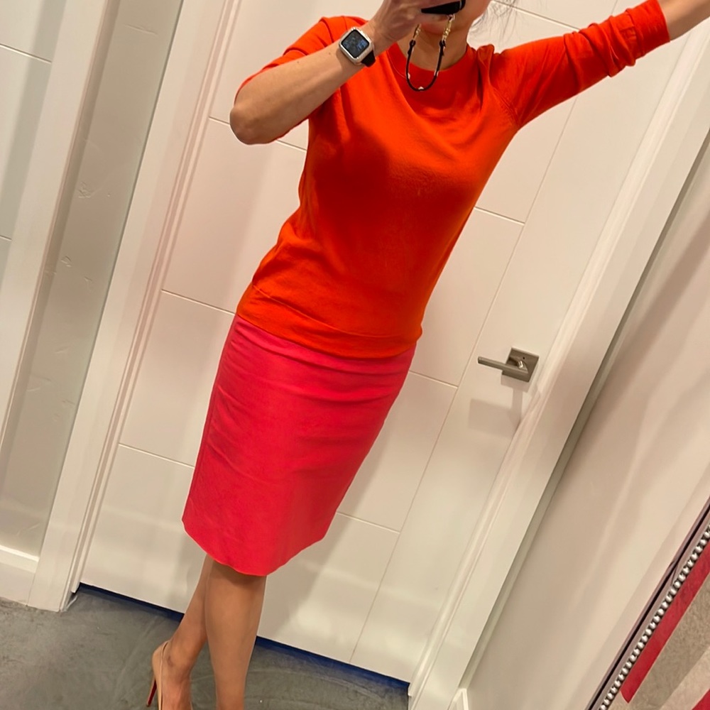 J. Crew No. 2 stretch cotton twill pencil skirt